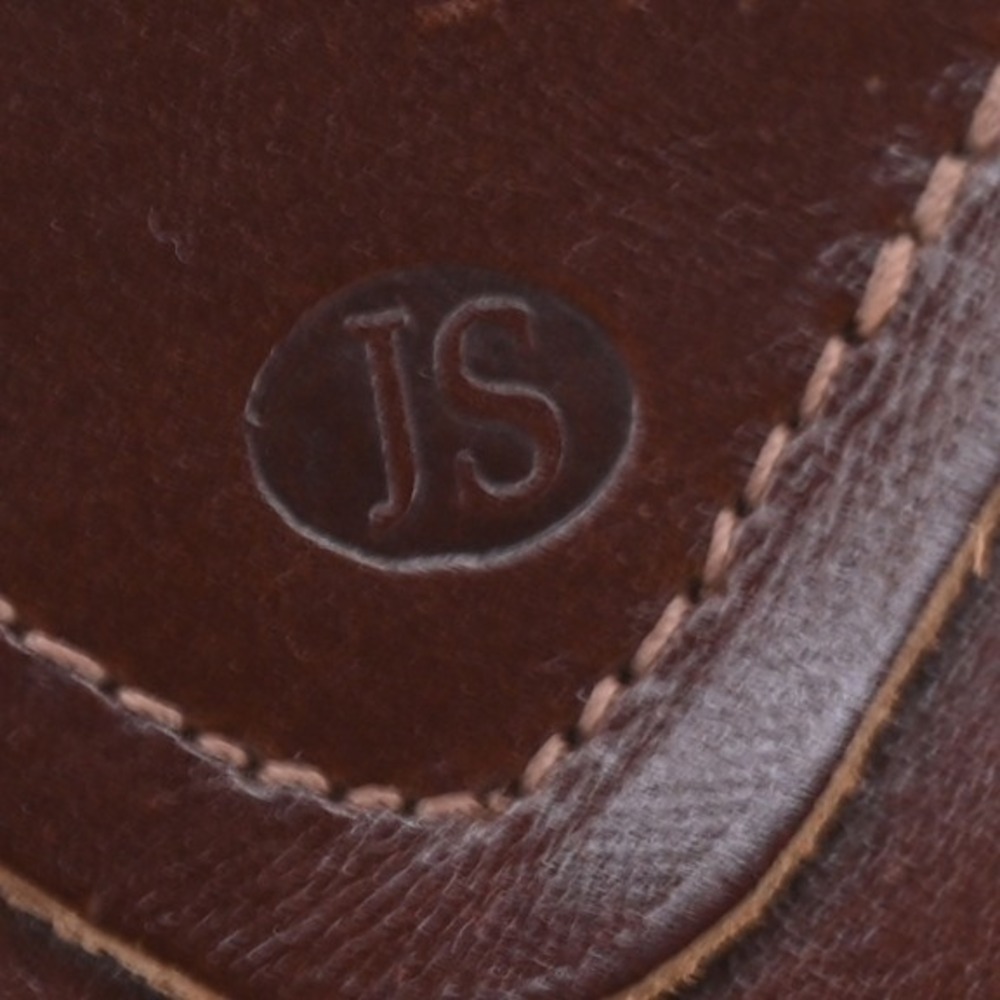 Retail $145 Josef Seibel  Catalonia Brown Leather Wedge Clog Mules Slip On Shoes - Picture 2 of 12
